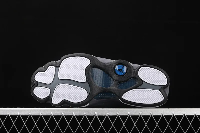 All categories Air Jordan Jordan series basketball shoes Air Jordan 13 Air Jordan 13 Flint GIGI AJ13 Joe 13 white blue navy blue 3M reflective version 415171-404